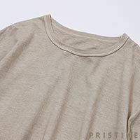 PRISTINE(プリスティン) ReCottonTシャツ(染) ライトグレー/Mサイズ