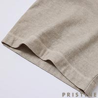 PRISTINE(プリスティン) ReCottonTシャツ(染) ライトグレー/Mサイズ