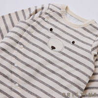 PRISTINE baby（プリスティン ベビー） ヤクボーダー2WAYドレス グレー/50-70cm