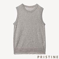 PRISTINE(プリスティン) 爽ヤクノースリーブプルオーバー グレー/Mサイズ