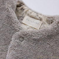 PRISTINE baby（プリスティン ベビー） ヤクフェイクファーベスト グレー/70-90cm