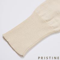 PRISTINE(プリスティン) クルーネックカーディガン ナチュラル/Mサイズ