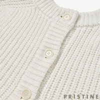 PRISTINE(プリスティン) 2way片畦ニットベスト ホワイト/Mサイズ