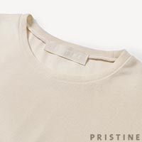 PRISTINE（プリスティン） ベロア長袖プルオーバー ナチュラル/Mサイズ