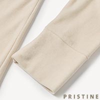 PRISTINE（プリスティン） ベロア長袖プルオーバー ナチュラル/Mサイズ