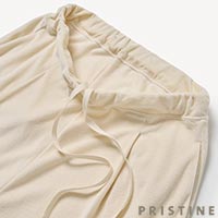 PRISTINE（プリスティン） ベロアタックパンツ ナチュラル/Mサイズ