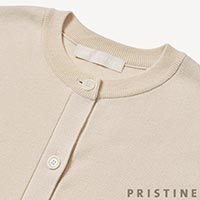 PRISTINE（プリスティン） ビッグカーディガン ナチュラル/Mサイズ