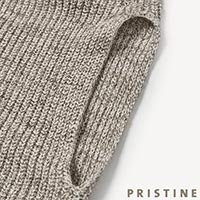 PRISTINE(プリスティン) もちむぎニットベスト ナチュラルブラウン/Mサイズ