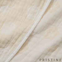 PRISTINE（プリスティン）ベビー コットンボールガーゼアフガン ナチュラル
