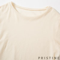 PRISTINE（プリスティン） シアークルーネックプルオーバー ナチュラル/Mサイズ