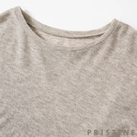 PRISTINE（プリスティン） ヤクシアークルーネックプルオーバー グレー/Mサイズ