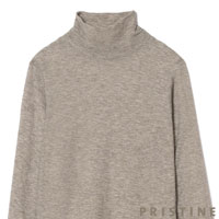 PRISTINE（プリスティン） ヤクシアーハイネックプルオーバー グレー/Mサイズ