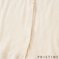 PRISTINE（プリスティン） シアーフードカーディガン ナチュラル/Mサイズ
