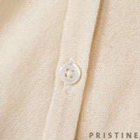 PRISTINE（プリスティン） シアーフードカーディガン ナチュラル/Mサイズ