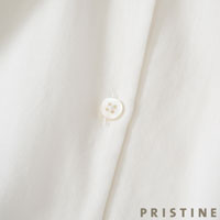 PRISTINE（プリスティン） カルゼギャザーブラウス ホワイト/Mサイズ