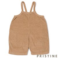 PRISTINE baby（プリスティン ベビー）ノーマルパイルサロペット ブラウン/80-90cm
