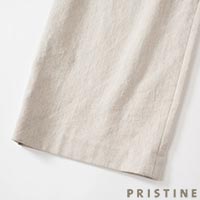 PRISTINE（プリスティン） コットンリネンツイルオールインワン グレー／Mサイズ