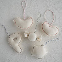 プレマ×プリスティンコラボ パジャマの残布でつくるオーガニックコットンのオーナメント よりどり3個セット