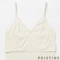 プリスティン チューブテレコカップ付キャミソール ナチュラル/Mサイズ