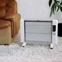 遠赤外線セラミックパネルヒーター サンラメラ with フラワーオブライフ 600W ミルキーホワイト（0621型）