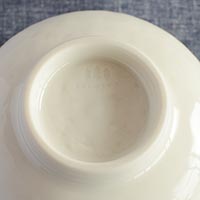 森修焼（しんしゅうやき） フラワーオブライフ ナチュラル茶わん 大／W130×H70mm