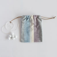 森修焼（しんしゅうやき） アクセサリー用ビーズ ６粒入り