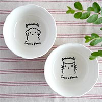 森修焼(しんしゅうやき)Premarche with Animals フラワー小鉢