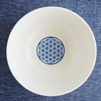 森修焼（しんしゅうやき） ＴＨＥ・どんぶり鉢（ザ・ドンブリバチ） フラワーオブライフ