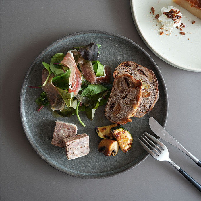 森修焼(しんしゅうやき)土物 切立皿