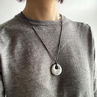 森修焼（しんしゅうやき） ほっとペンダント フラワーオブライフ サイズ：30mm