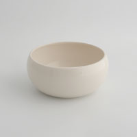 森修焼（しんしゅうやき） らくらくボウル アイボリー/M