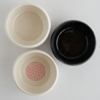 森修焼（しんしゅうやき） らくらくボウル アイボリー/M