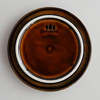 森修焼（しんしゅうやき） マグカップのふた あめ色