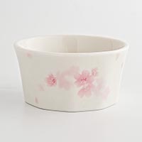 森修焼（しんしゅうやき） 十角ミニボウル さくら柄