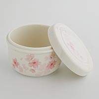 森修焼（しんしゅうやき） 保存容器 ミニ／さくら柄