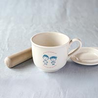 森修焼（しんしゅうやき） キッチンマグカップ なかよし