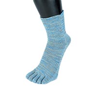 杉山ニット工業 EM5本指ソックス 雅/ゆったり シャーベット/23-25cm