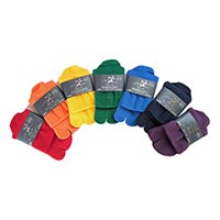 杉山ニット工業 ＥＭ Ｔａｂｉなないろ/ゆったり 赤/23-25cm