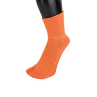 杉山ニット工業 ＥＭ Ｔａｂｉなないろ/ゆったり 橙/23-25cm