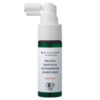 たかくら新産業 だいじょうぶなもの マヌカ＆レザーウッドハニースプレー オレンジ味/25ml