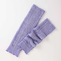 竹布-TAKEFU ほっこりあったかレッグウォーマー 薫衣草(くんいそう)
