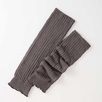 竹布-TAKEFU ほっこりあったかレッグウォーマー 墨流し(すみながし)