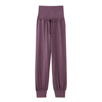 竹布-TAKEFU- リラックスパンツ Ladies スモーキーパープル/M-Lサイズ