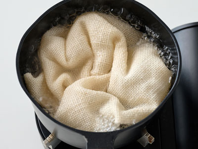 和紡布のキッチン布