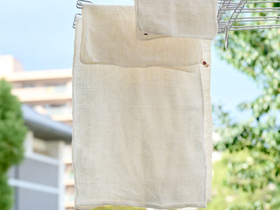 和紡布のキッチン布