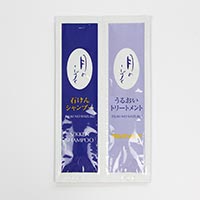 月のしずく化粧品 シャンプー＆トリートメントセット 携帯用/シャンプー10ml・トリートメント10g